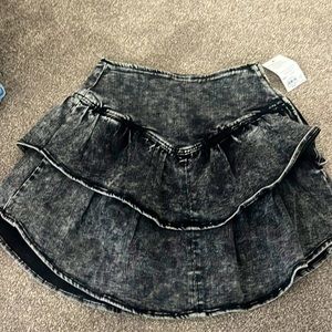 A cute denim skirt